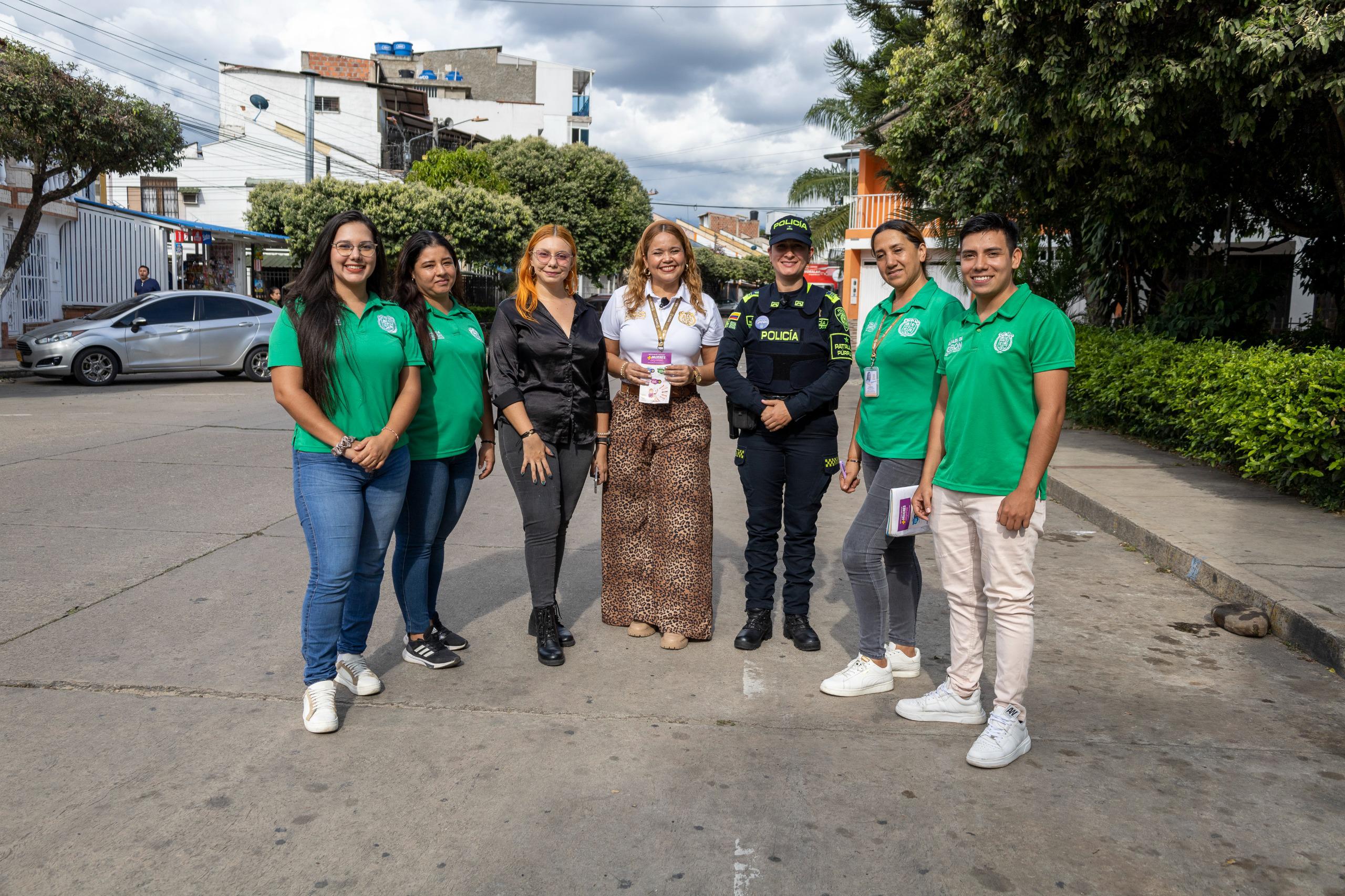Imagen de Mujeres más Fuertes, Más Valientes un mensaje de lucha contra la violencia de género Girón